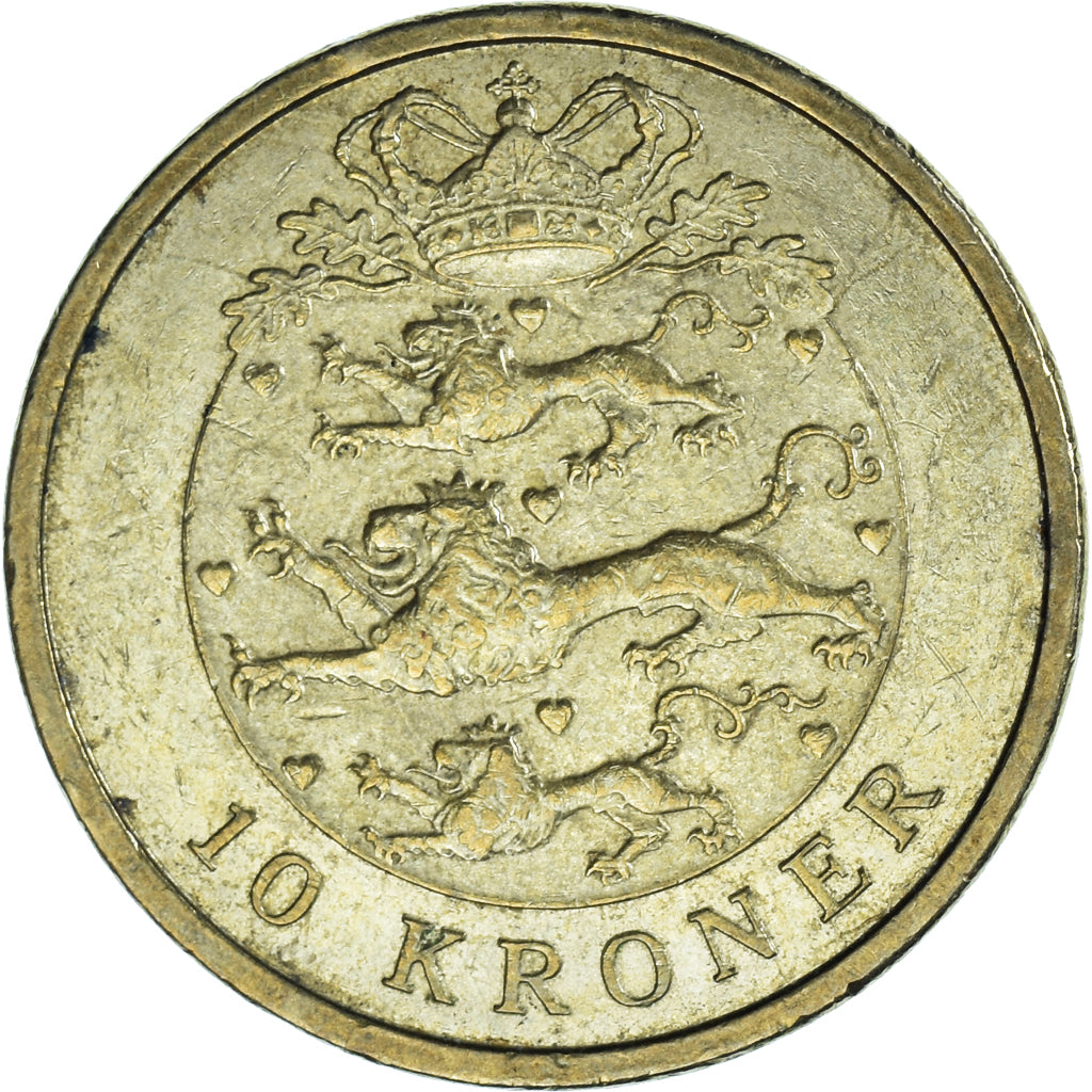 Munten, Denemarken, 10 Kroner, 2004