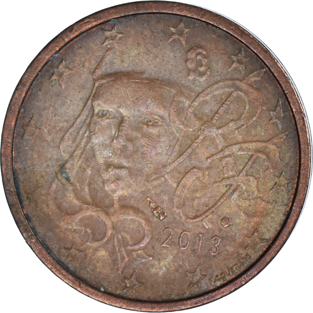 Moneda, Francia, 2 Euro Cent, 2013
