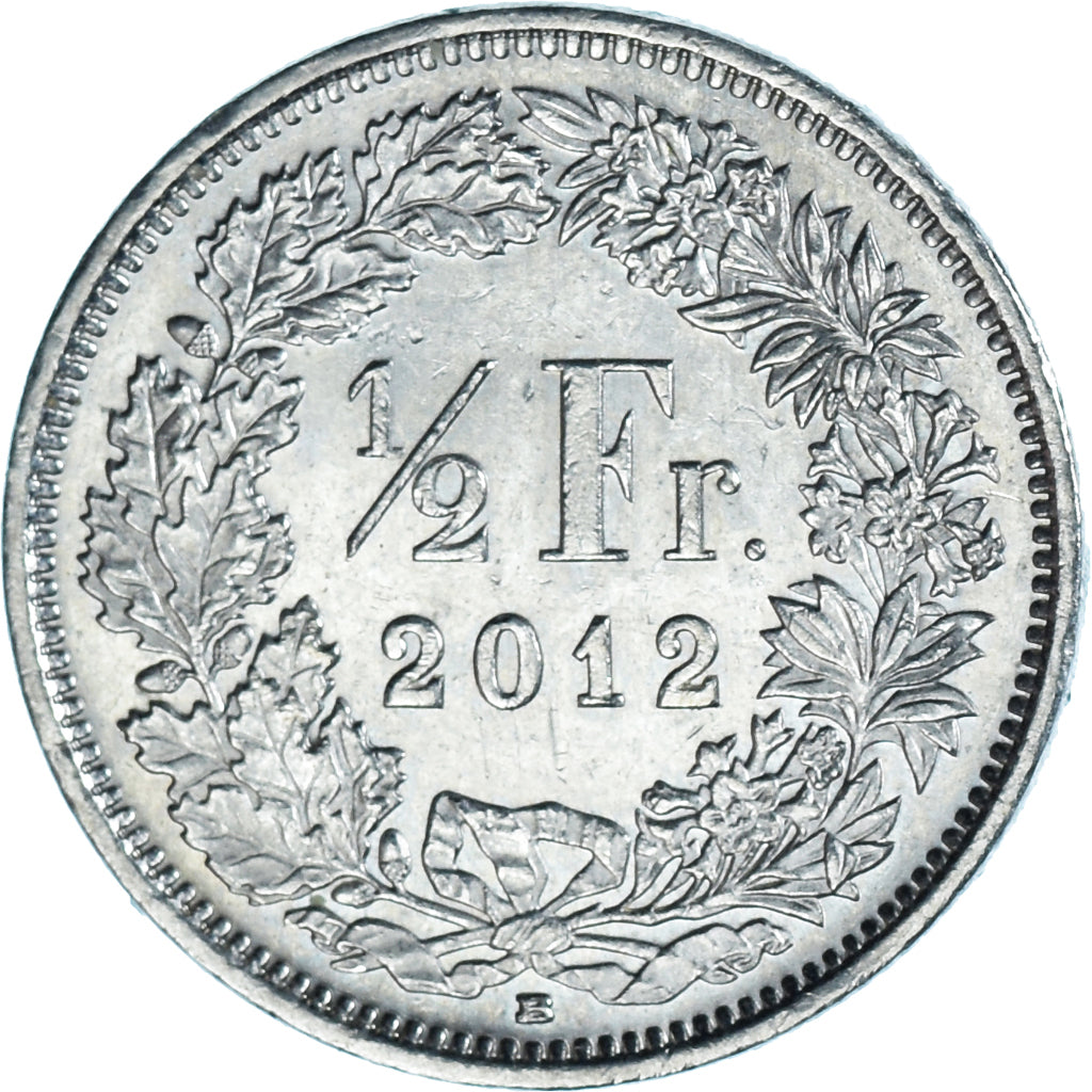Coin, Switzerland, 1/2 Franc, 2012