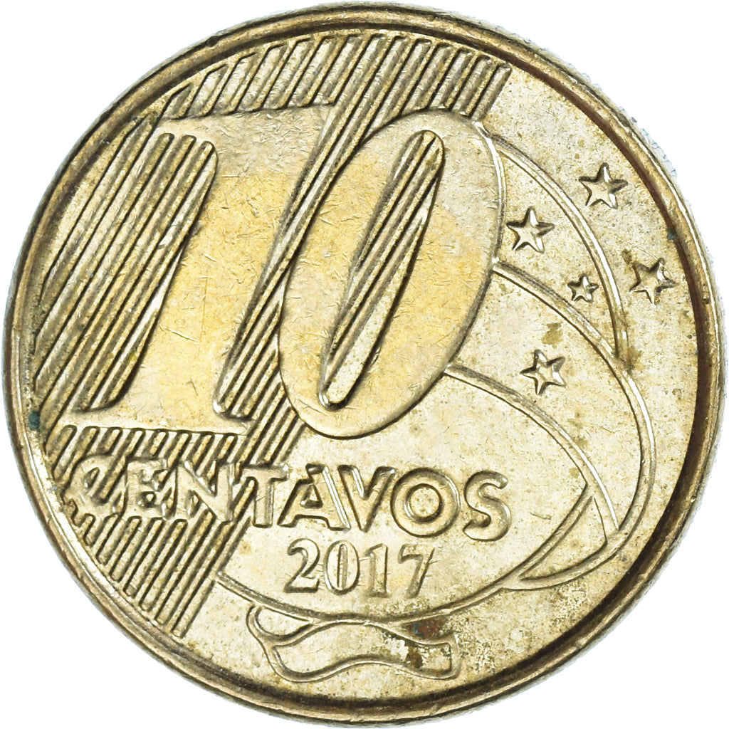 Moneta, Brasile, 10 Centavos, 2017