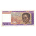 Banknot, Madagascar, 5000 Francs = 1000 Ariary, Undated (1995), KM:78a