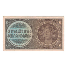 Banknote, Bohemia and Moravia, 1 Koruna, KM:3a, EF(40-45)
