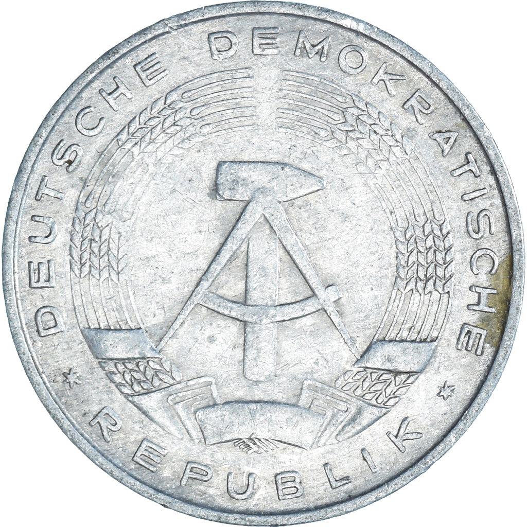 Monnaie, République démocratique allemande, 10 Pfennig, 1973
