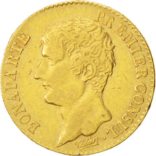 FRANCE, Napoléon I, 20 Francs, 1803, Paris, KM #651, EF(40-45), Gold, Gadoury #.
