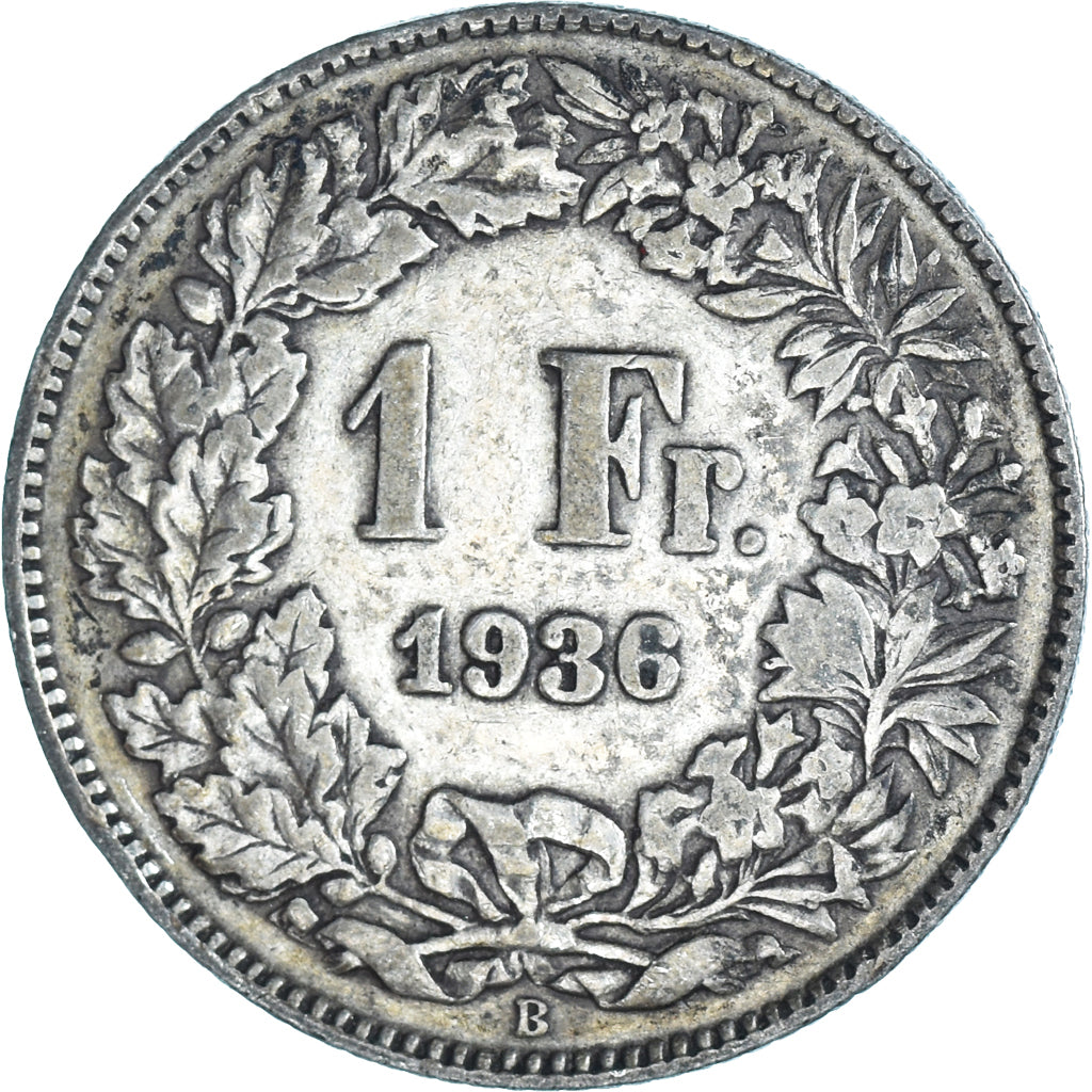 Coin, Switzerland, Franc, 1936