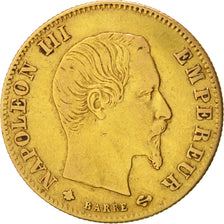 Second Empire, 5 Francs Napoléon III, grand module, 1860 Strasbourg, KM 787.2