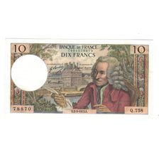 Frankrijk, 10 Francs, Voltaire, 1972, Q.758, SUP, Fayette:62.55, KM:147d