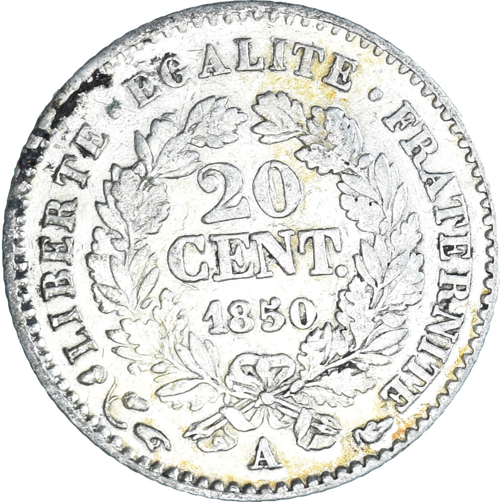 Moneda, Francia, 20 Centimes, 1850