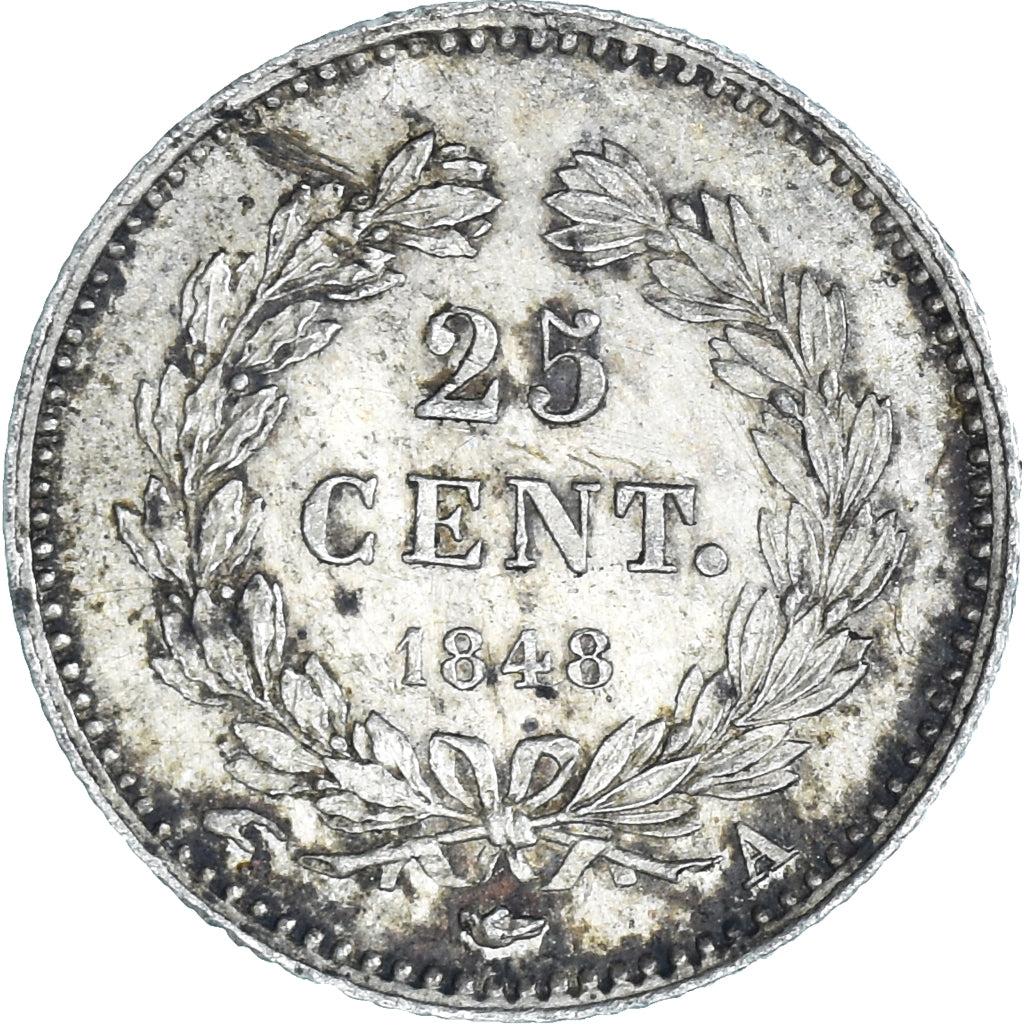 Coin, France, 25 Centimes, 1848