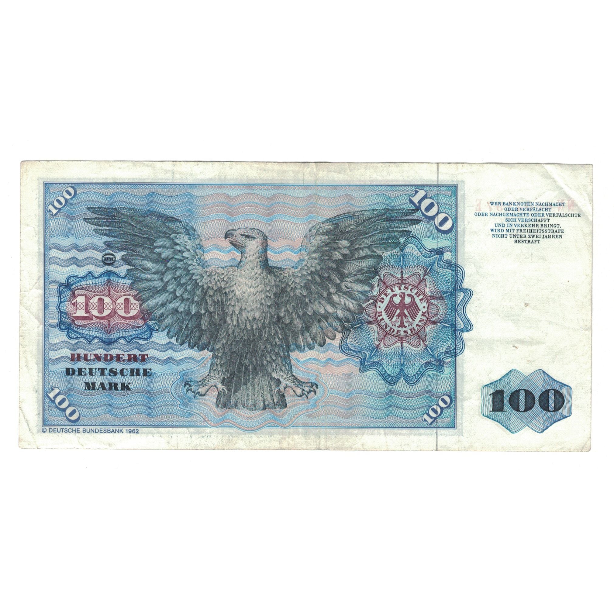 Banconote, GERMANIA - REPUBBLICA FEDERALE, 100 Deutsche Mark, 1980, 1980-01-02