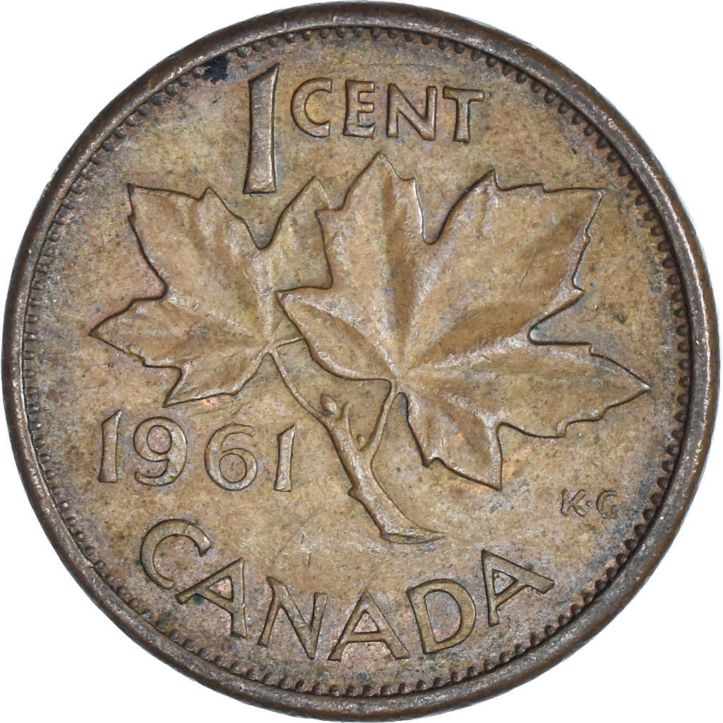 Moneta, Canada, Cent, 1961