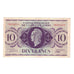 Biljet, Frans Equatoriaal Afrika, 10 Francs, 1941, 1941-12-02, KM:11a, TTB