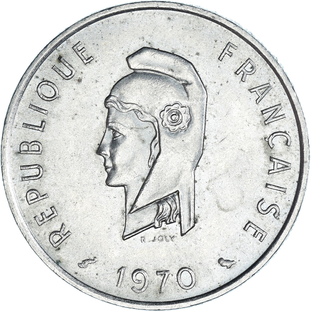 Coin, FRENCH AFARS & ISSAS, 50 Francs, 1970