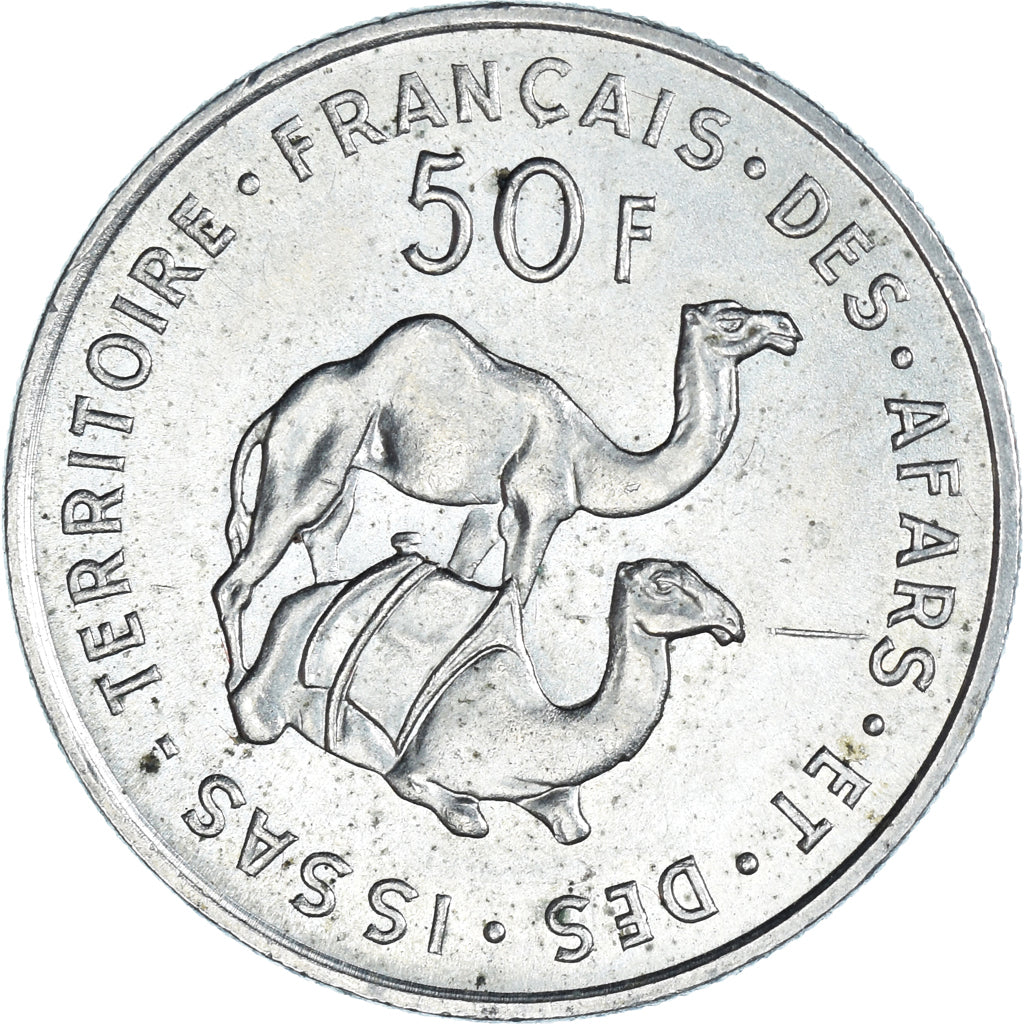 Coin, FRENCH AFARS & ISSAS, 50 Francs, 1970