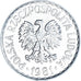 Coin, Poland, Zloty, 1981
