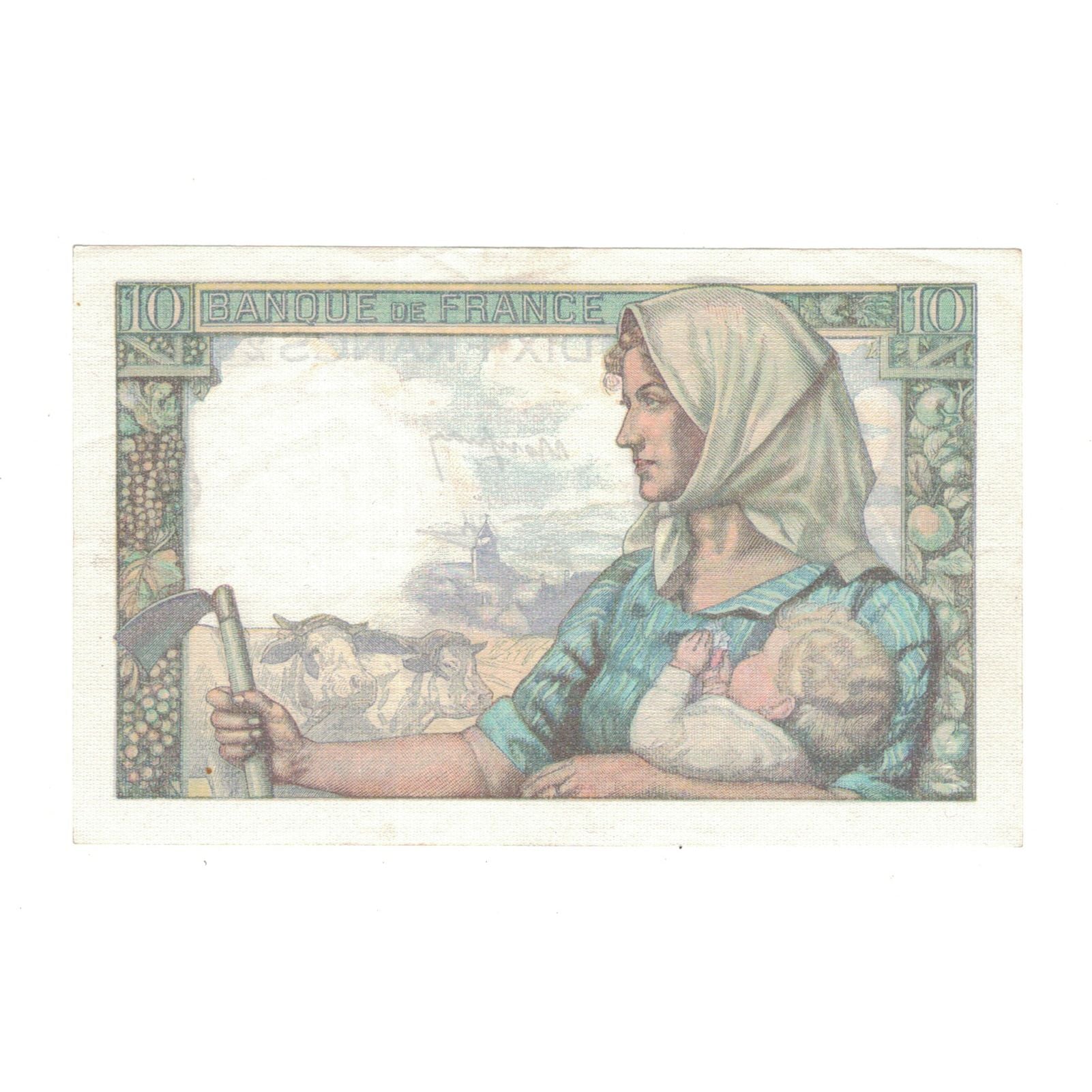 France, 10 Francs, Mineur, 1942, F.13, UNC(63), Fayette:8.4, KM:99d