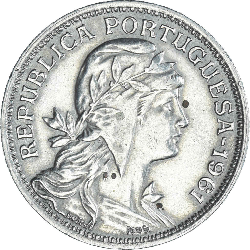 Münze, Portugal, 50 Centavos, 1961
