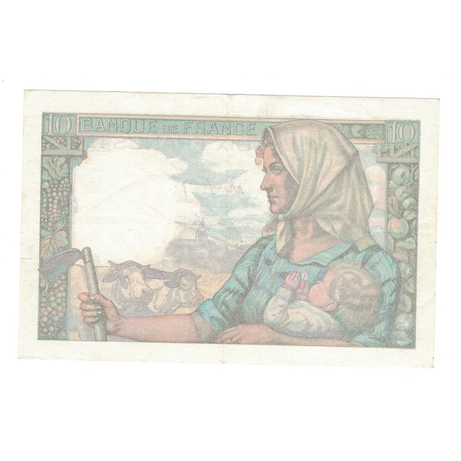 France, 10 Francs, Mineur, 1941, A.3 42484, TTB+, Fayette:8.2, KM:99b