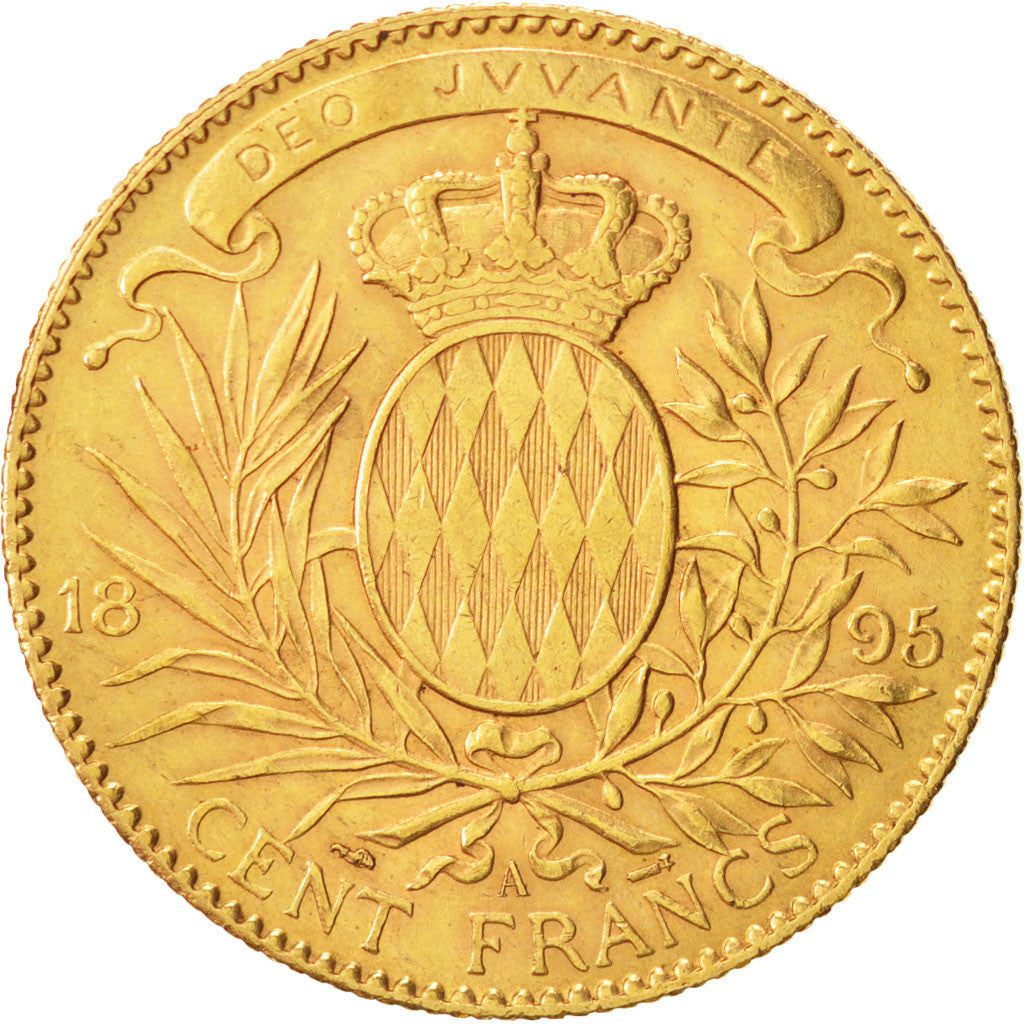 Monaco, Albert Ier, 100 Francs Or 1895 Paris, KM 105