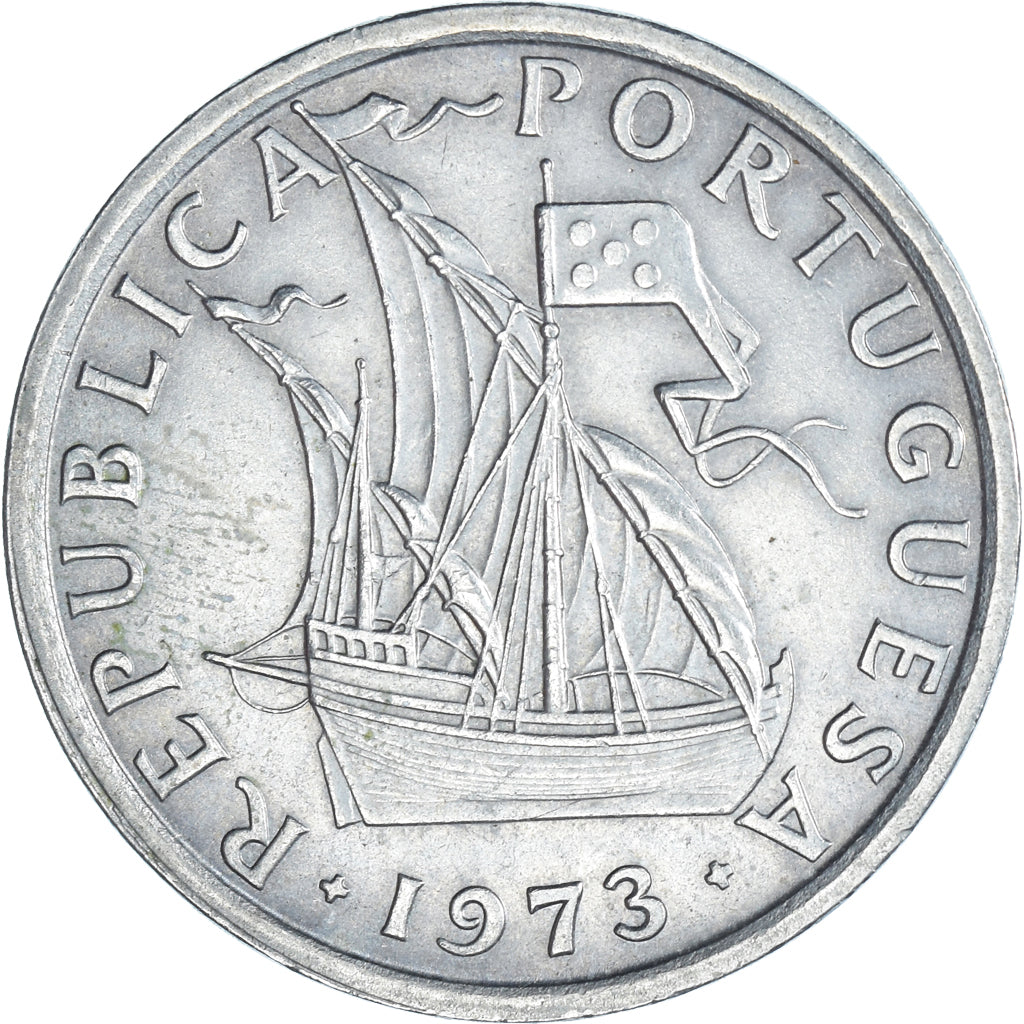 Coin, Portugal, 10 Escudos, 1973