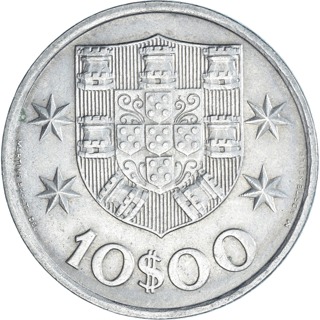 Coin, Portugal, 10 Escudos, 1973