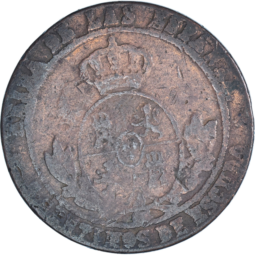 Monnaie, Espagne, 5 Centimos, 1868