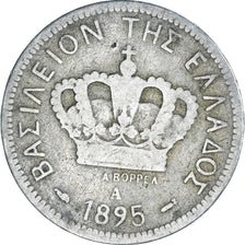 Coin, Greece, 20 Lepta, 1895