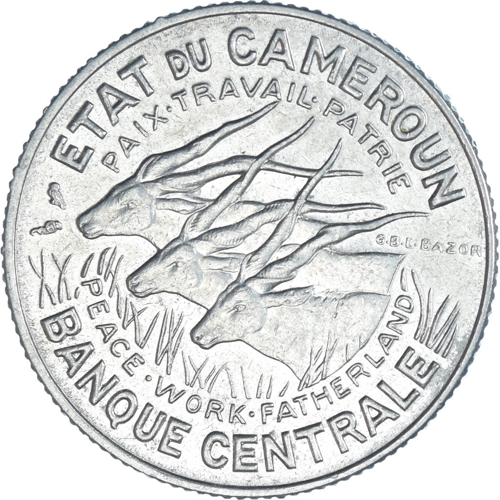 Coin, Cameroon, 100 Francs, 1966