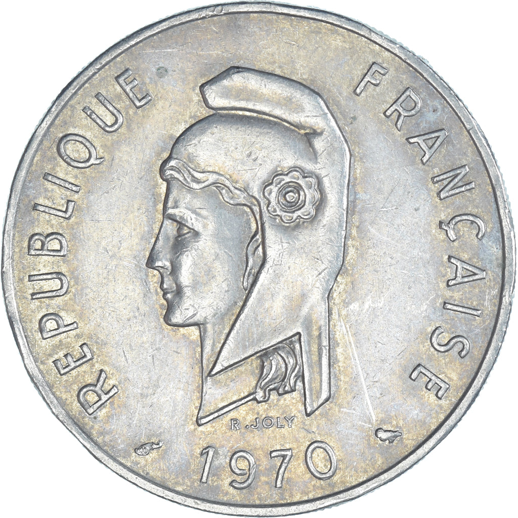 Coin, FRENCH AFARS & ISSAS, 100 Francs, 1970