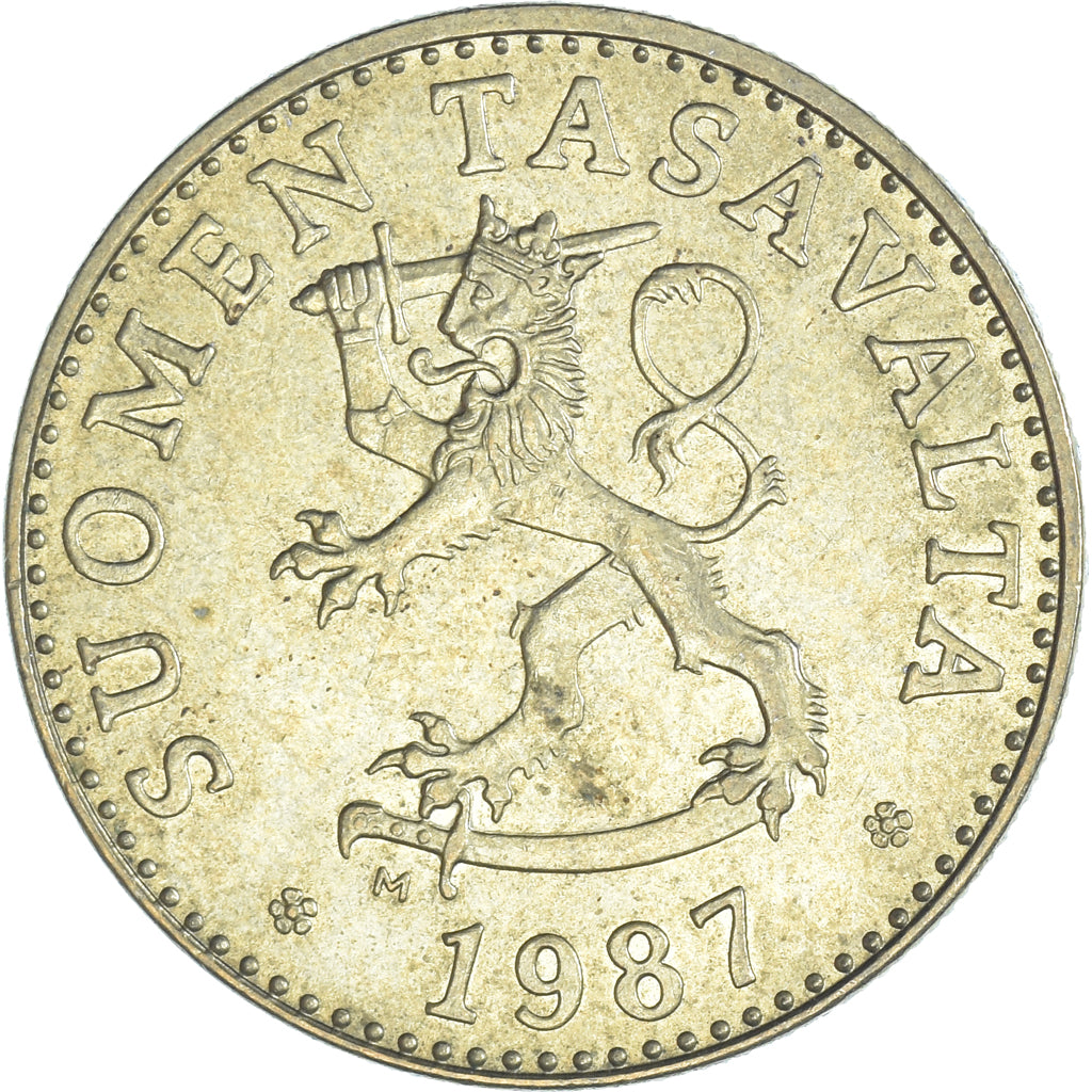 Moneta, Finlandia, 50 Penniä, 1987