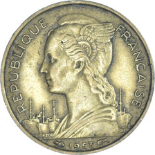Moeda, Madagáscar, 20 Francs, 1953