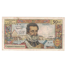 Francia, 50 Nouveaux Francs, Henri IV, 1959, H.16 77476, BB, Fayette:58.2