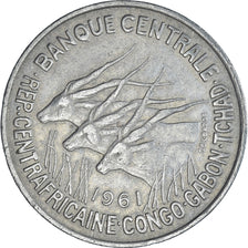 Coin, Central Africa, 50 Francs, 1961