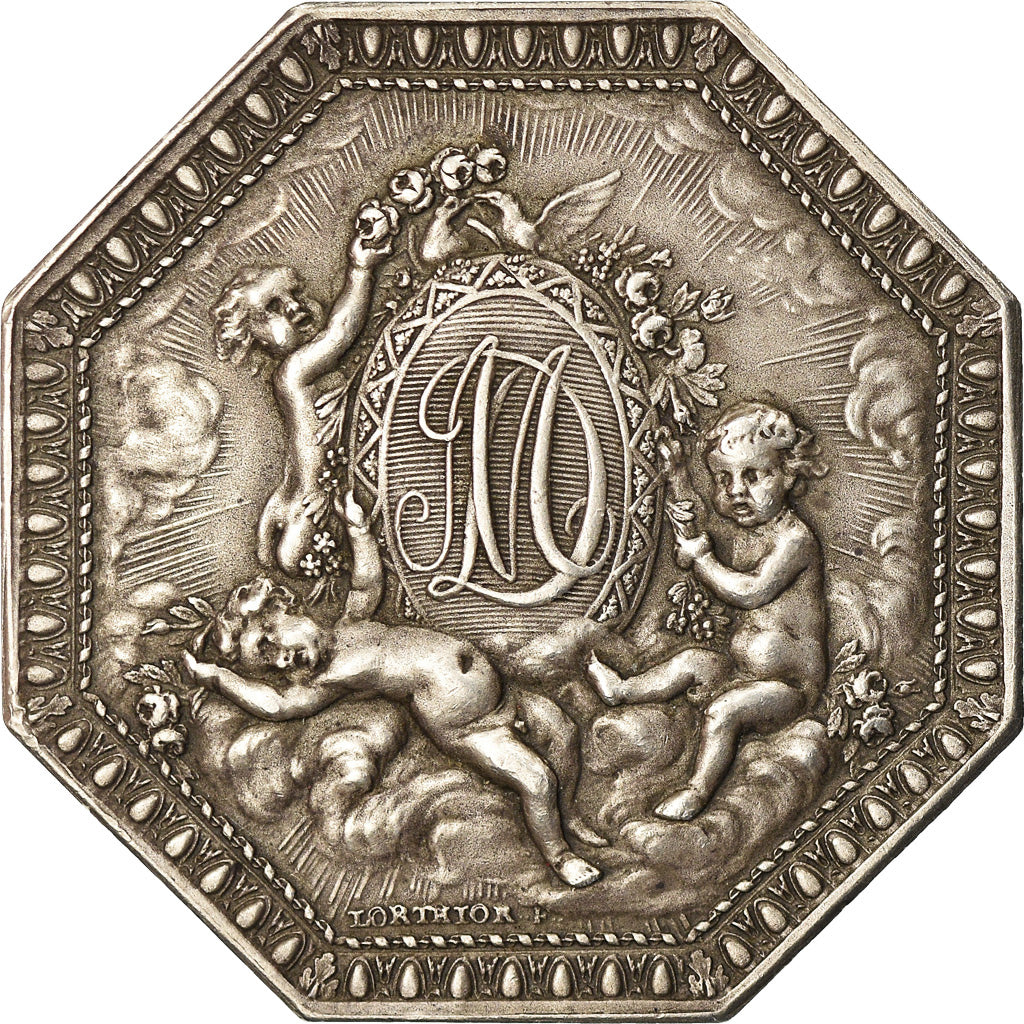 France, Jeton, Louis XV, Amour et Mariage, History, Lorthior, SUP+, Argent