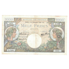 France, 1000 Francs, Commerce et Industrie, 1940, Z.1436, EF(40-45)