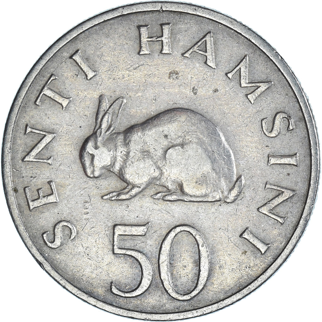 Monnaie, Tanzanie, 50 Senti, 1966