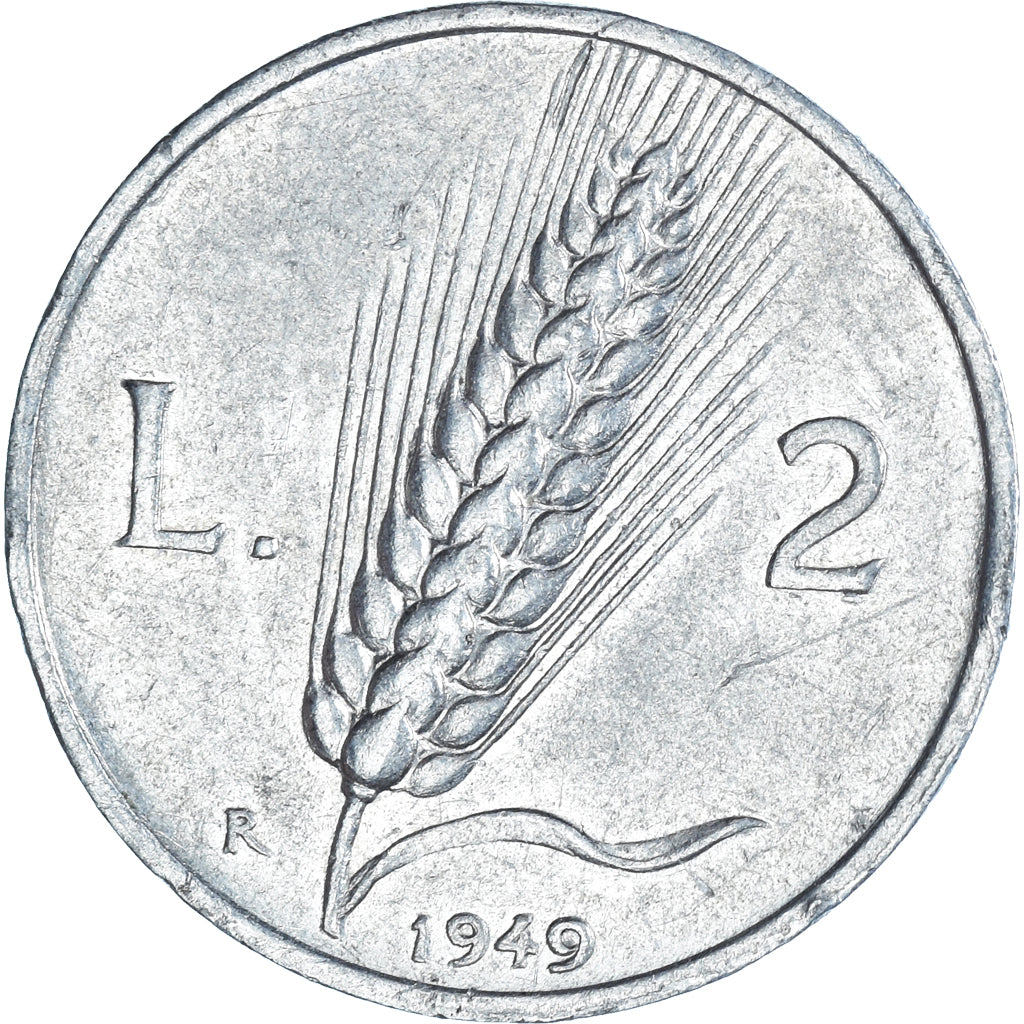 Moneta, Italia, 2 Lire, 1949