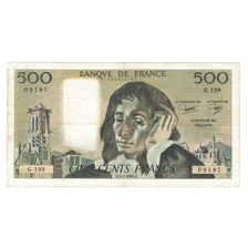France, 500 Francs, Pascal, 1984, G.199, TTB, Fayette:71.30, KM:156e