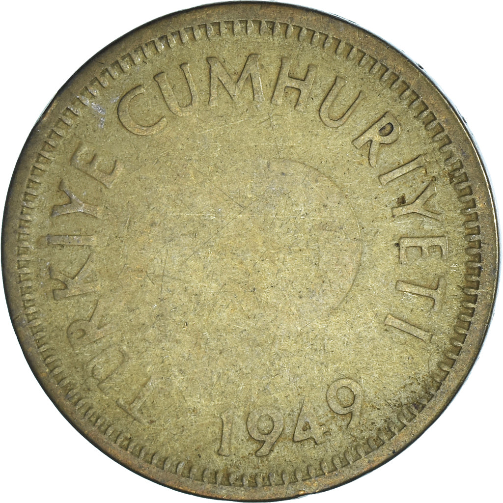 Moneta, Turchia, 25 Kurus, 1949
