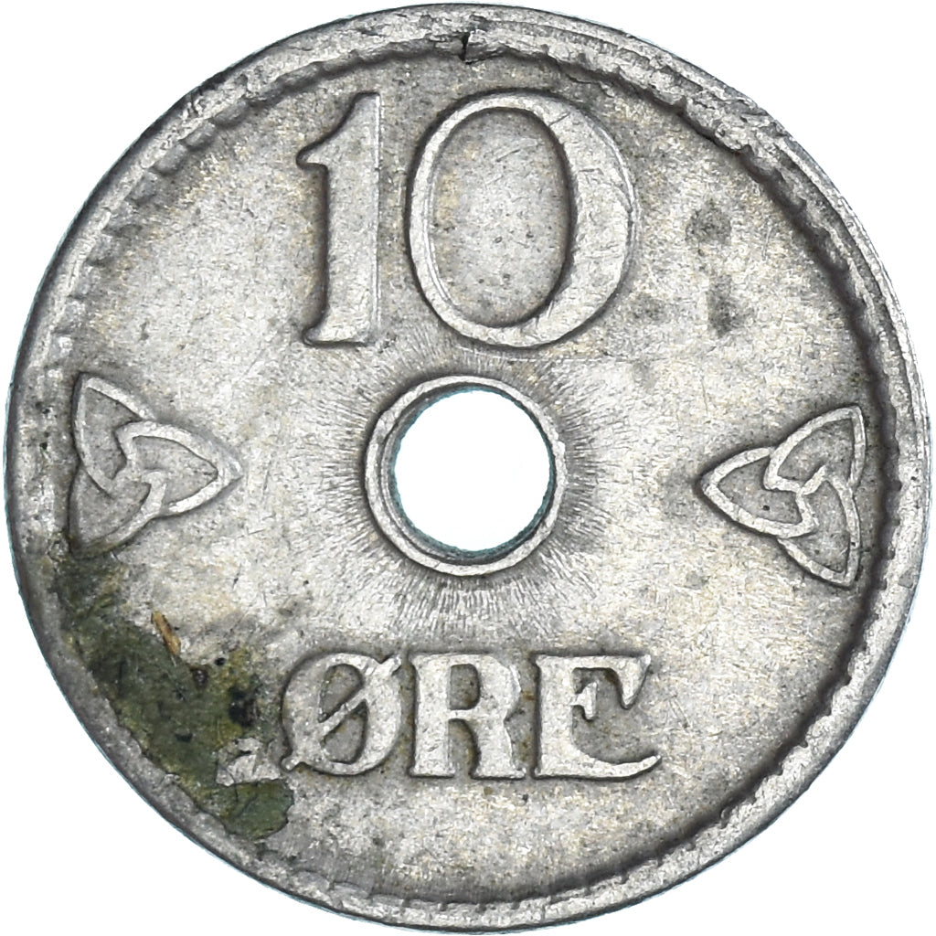Moneta, Norwegia, 10 Öre, 1947