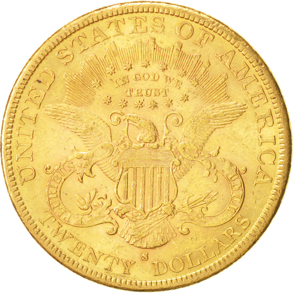 UNITED STATES, Liberty Head, $20, Double Eagle, 1884, U.S. Mint, KM #74.3,...