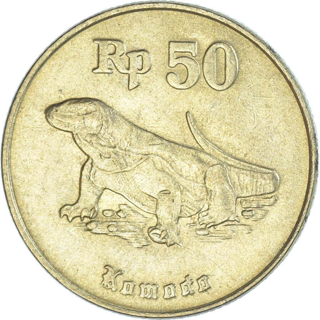 Monnaie, Indonésie, 50 Rupiah, 1996
