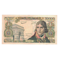France, 10,000 Francs, Bonaparte, 1957, S.61 59230, VF(30-35), Fayette:51.7