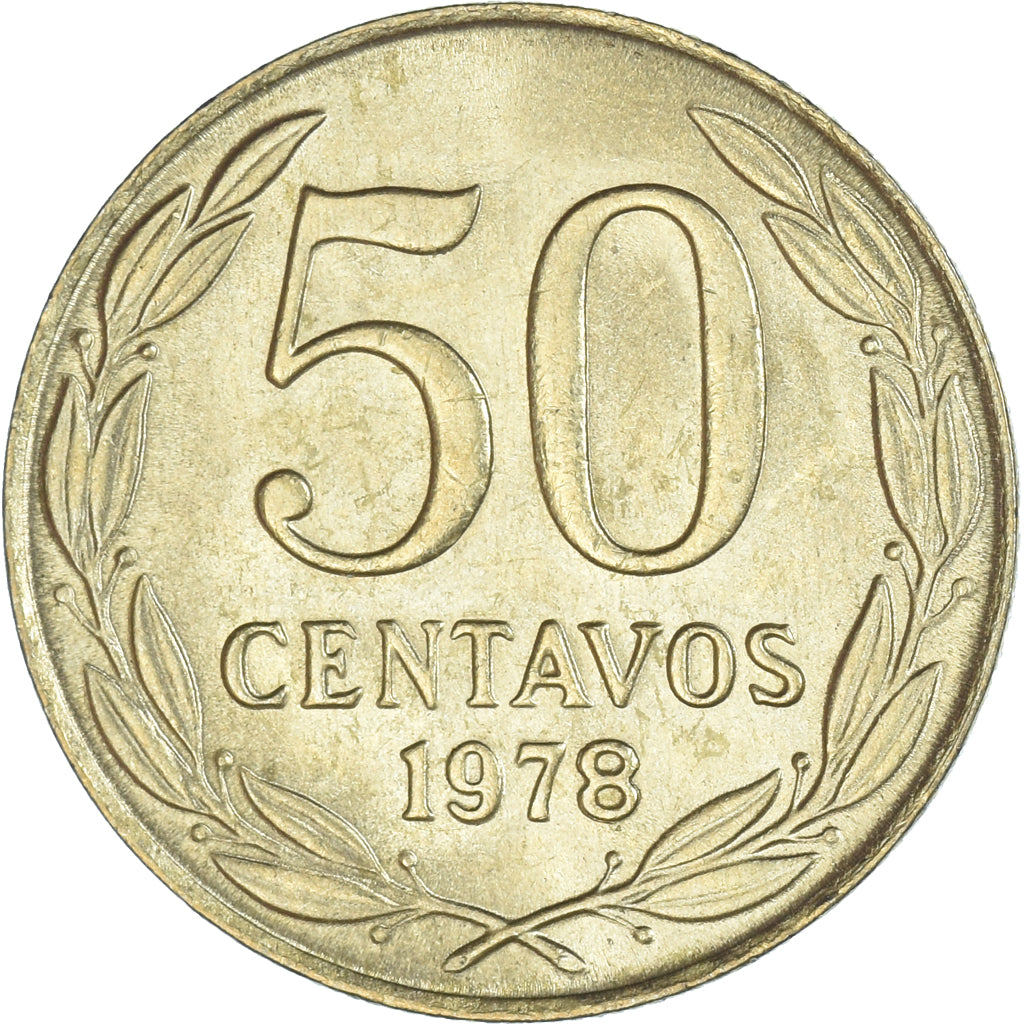 Moneta, Cile, 50 Centavos, 1978