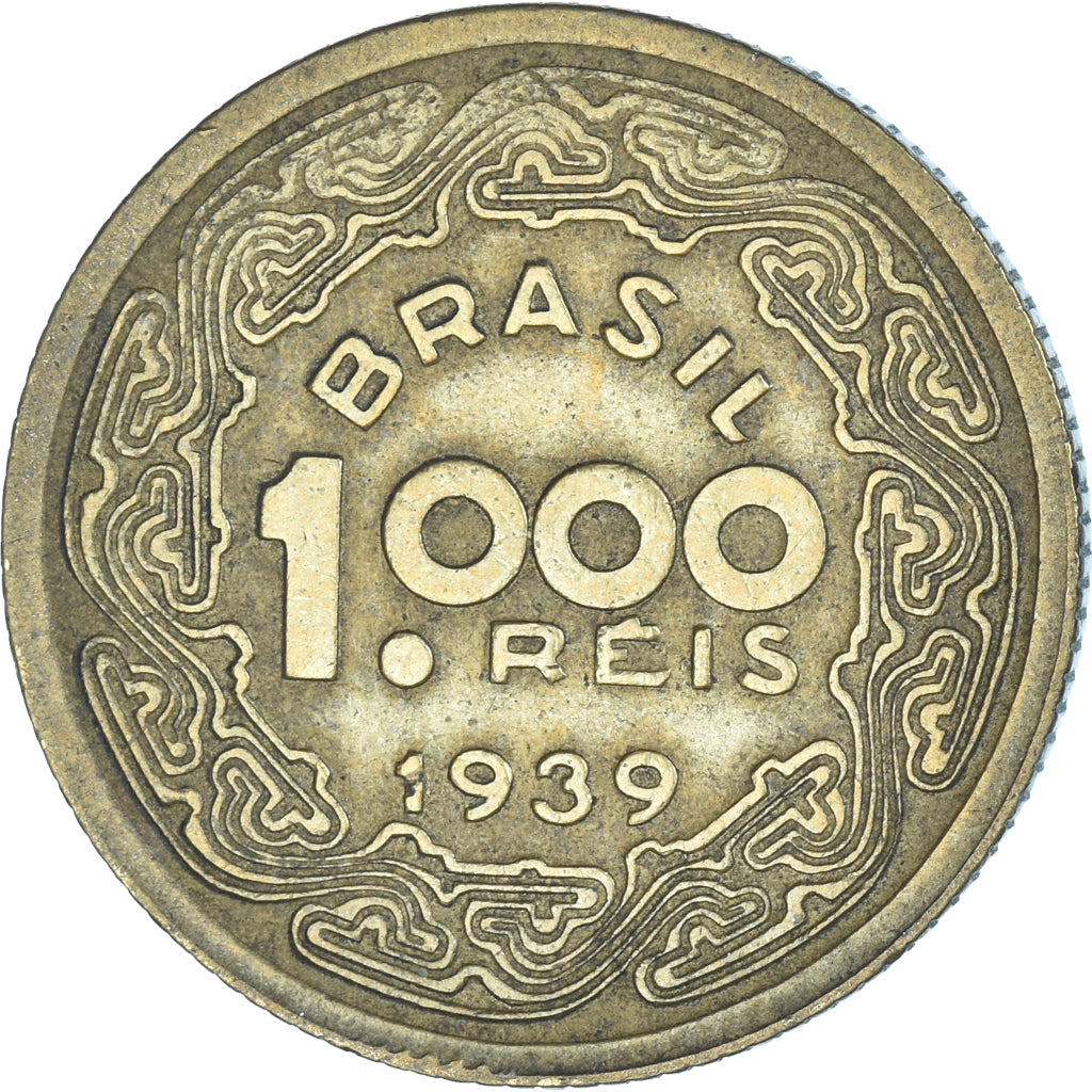 Münze, Brasilien, 1000 Reis, 1939