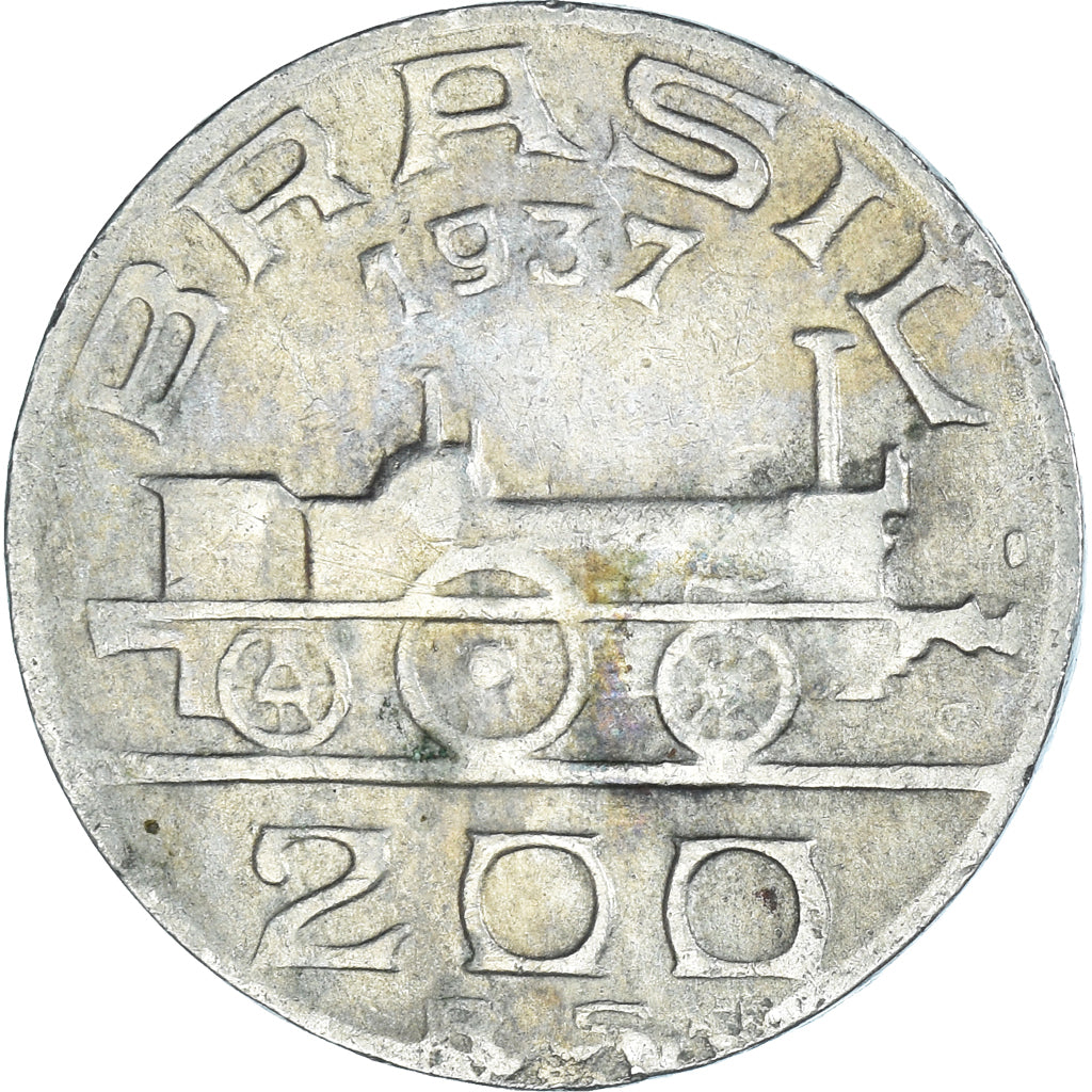 Moneta, Brasile, 200 Reis, 1937