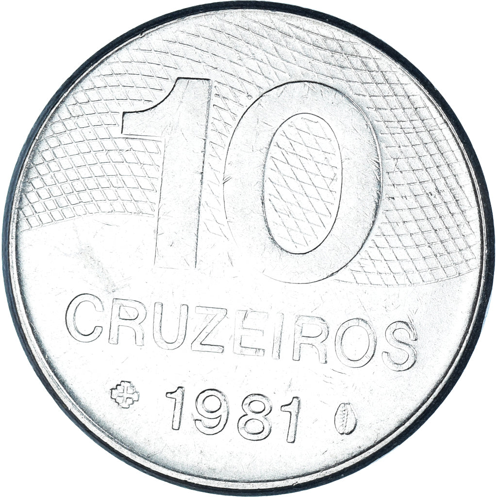 Moneta, Brasile, 10 Cruzeiros, 1981