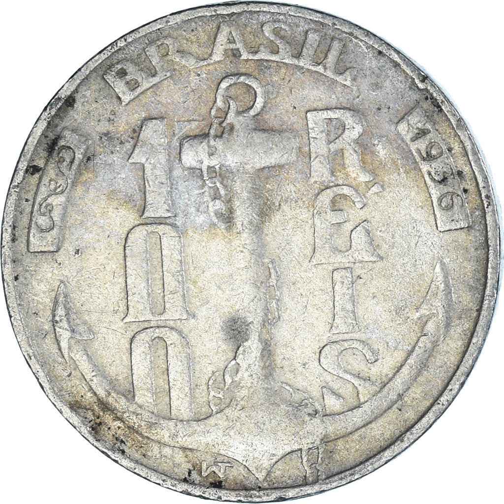 Moneta, Brasile, 100 Reis, 1936