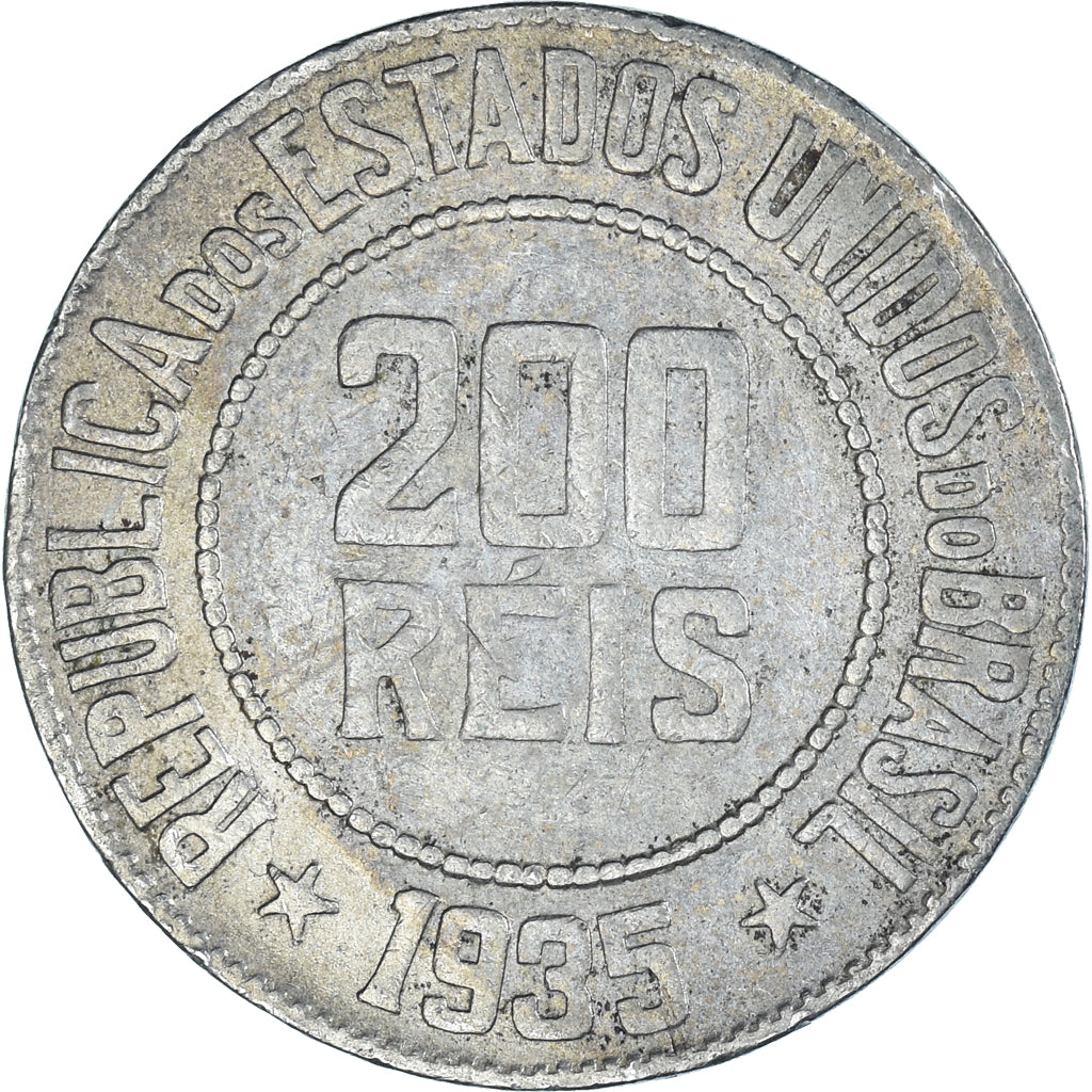 Moneta, Brasile, 200 Reis, 1935