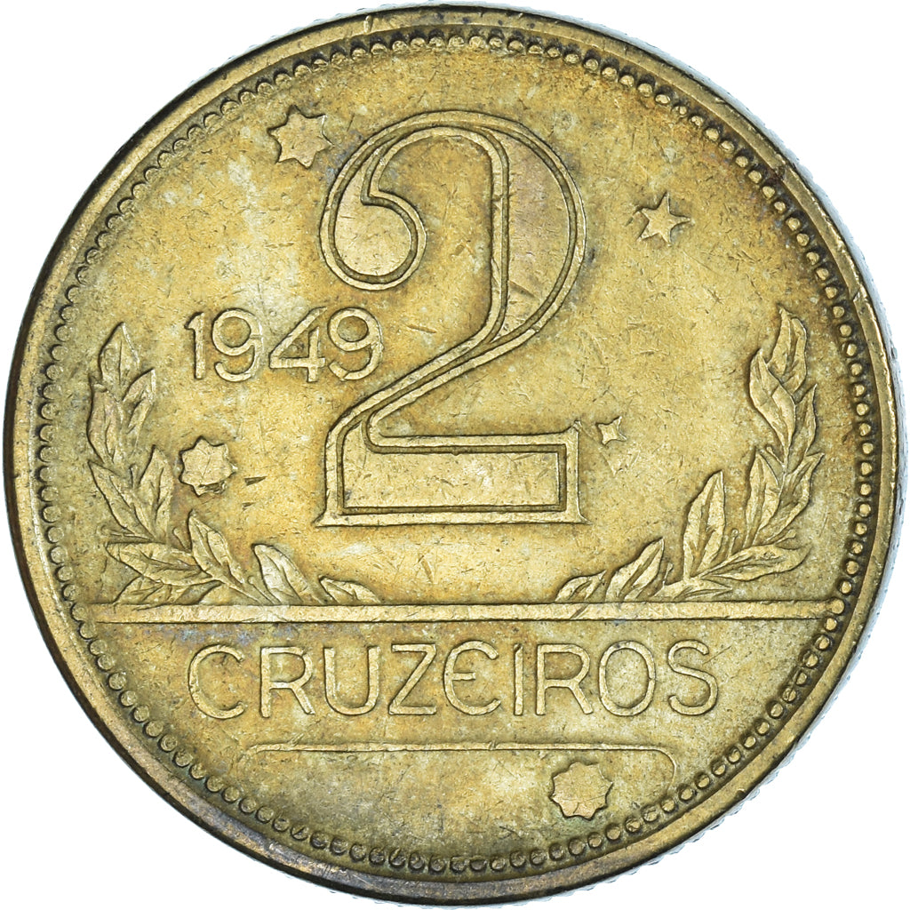 Moneda, Brasil, 2 Cruzeiros, 1949